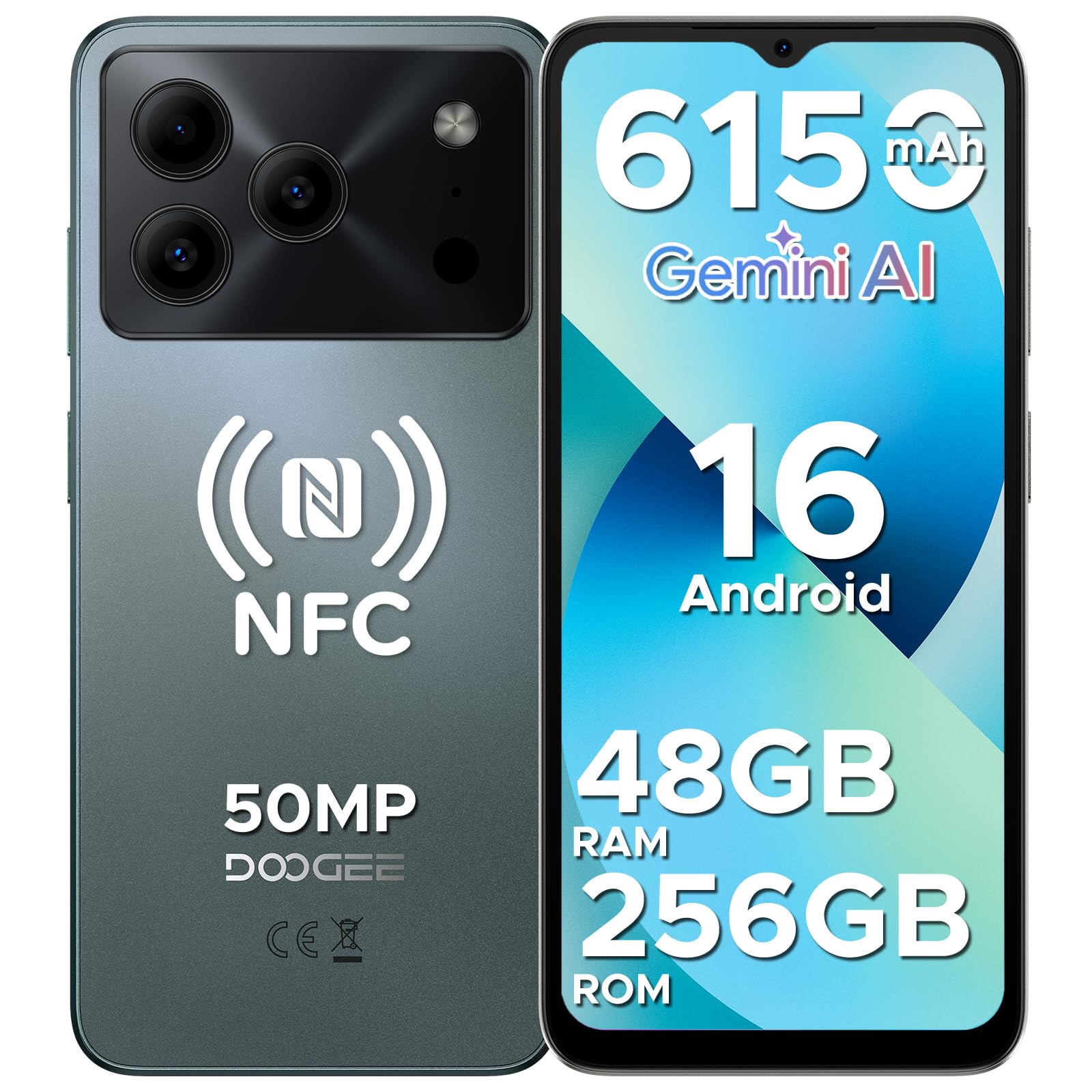 Amazon.co.jp: 【最新 Android 16 スマホ】DOOGEE Note56 plus