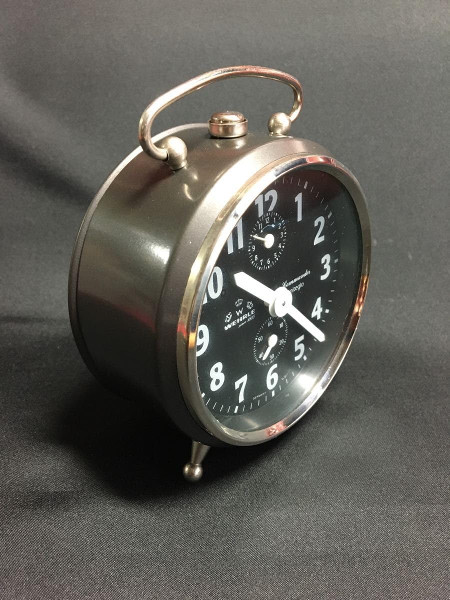 Amazon.co.jp: WEHRLE Commander ウェラ社 目覚まし 時計 アラーム