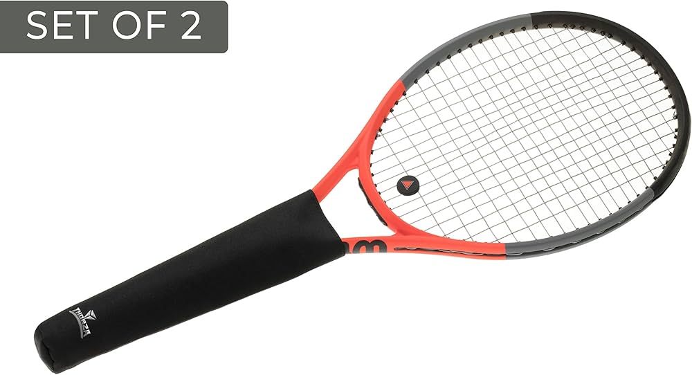 Amazon | Thorzaテニスラケットグリップカバー(シングル)、ブラック