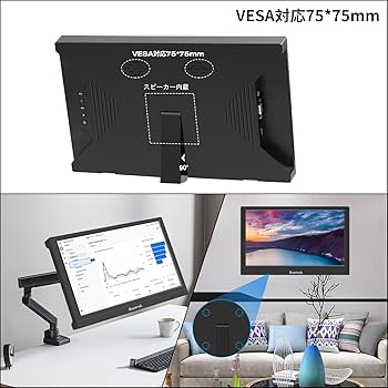 Amazon.co.jp: モバイルモニター 13.3インチBnztruk モバイル