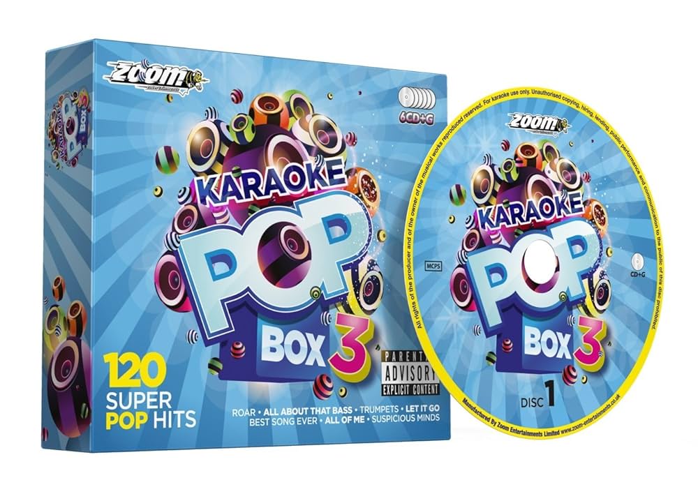 Zoom Karaoke - Zoom Karaoke Pop Box 3 Party Pack - 6 CD+G Box Set