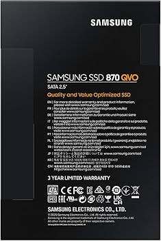 Amazon.com: Samsung 870 QVO 2TB SATA 2,5 Zoll Internes Solid State
