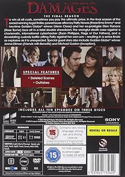 Amazon.com: Damages - Season 5 [DVD] : Movies & TV