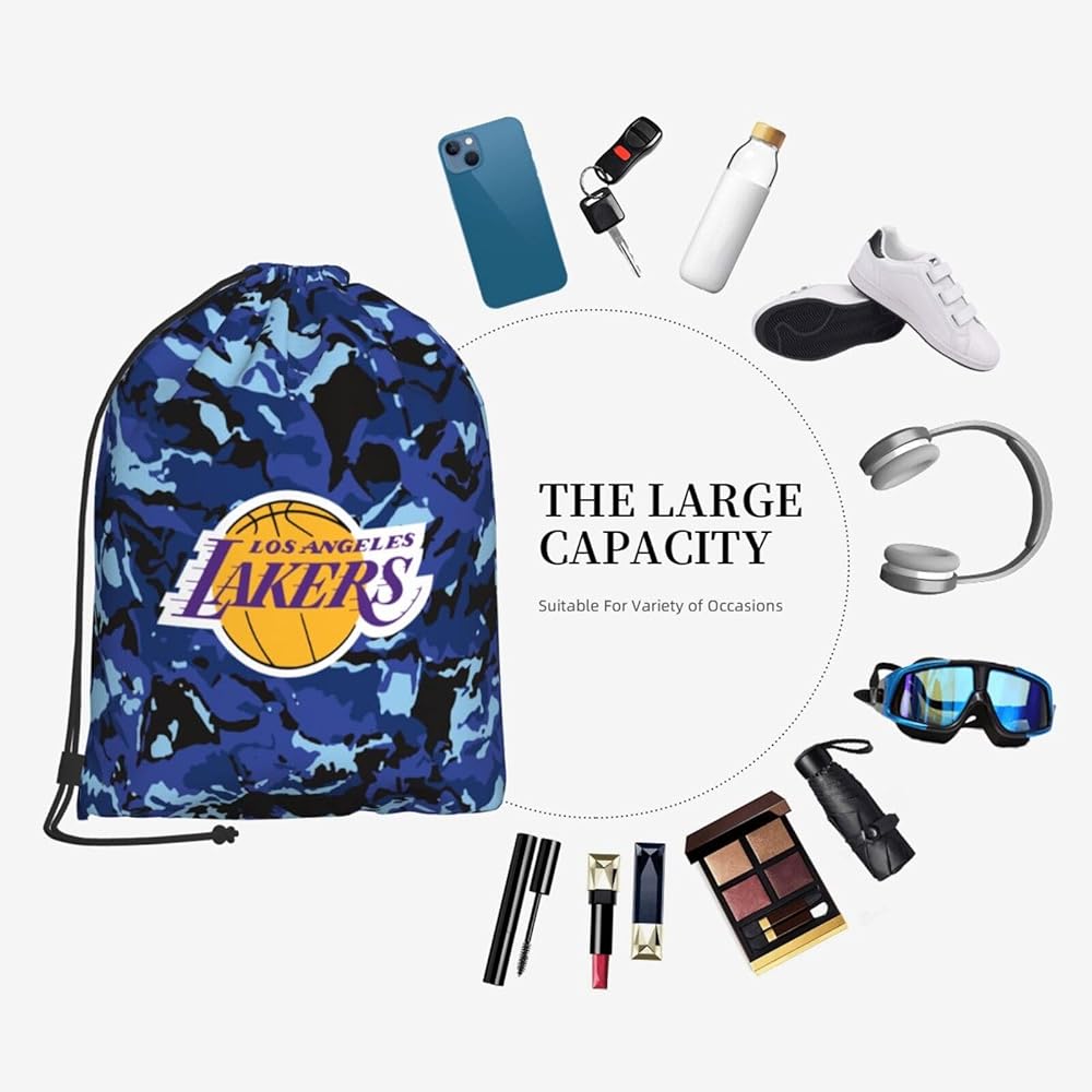 Amazon.co.jp: [longdu] ロサンゼルスレイカーズ ナップサック