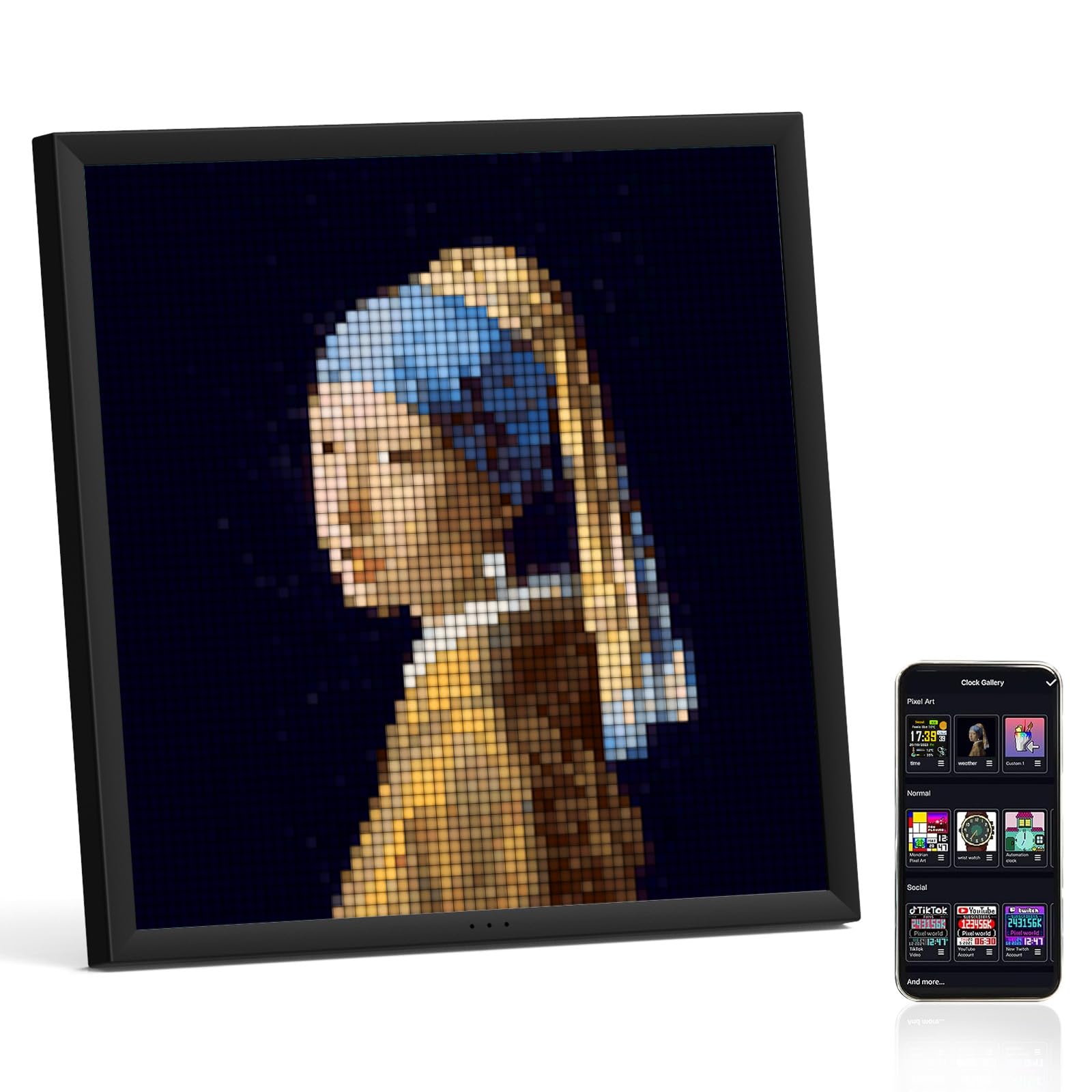 Amazon.co.jp: Divoom Pixoo 64 ピクセルアートディスプレイ モダン