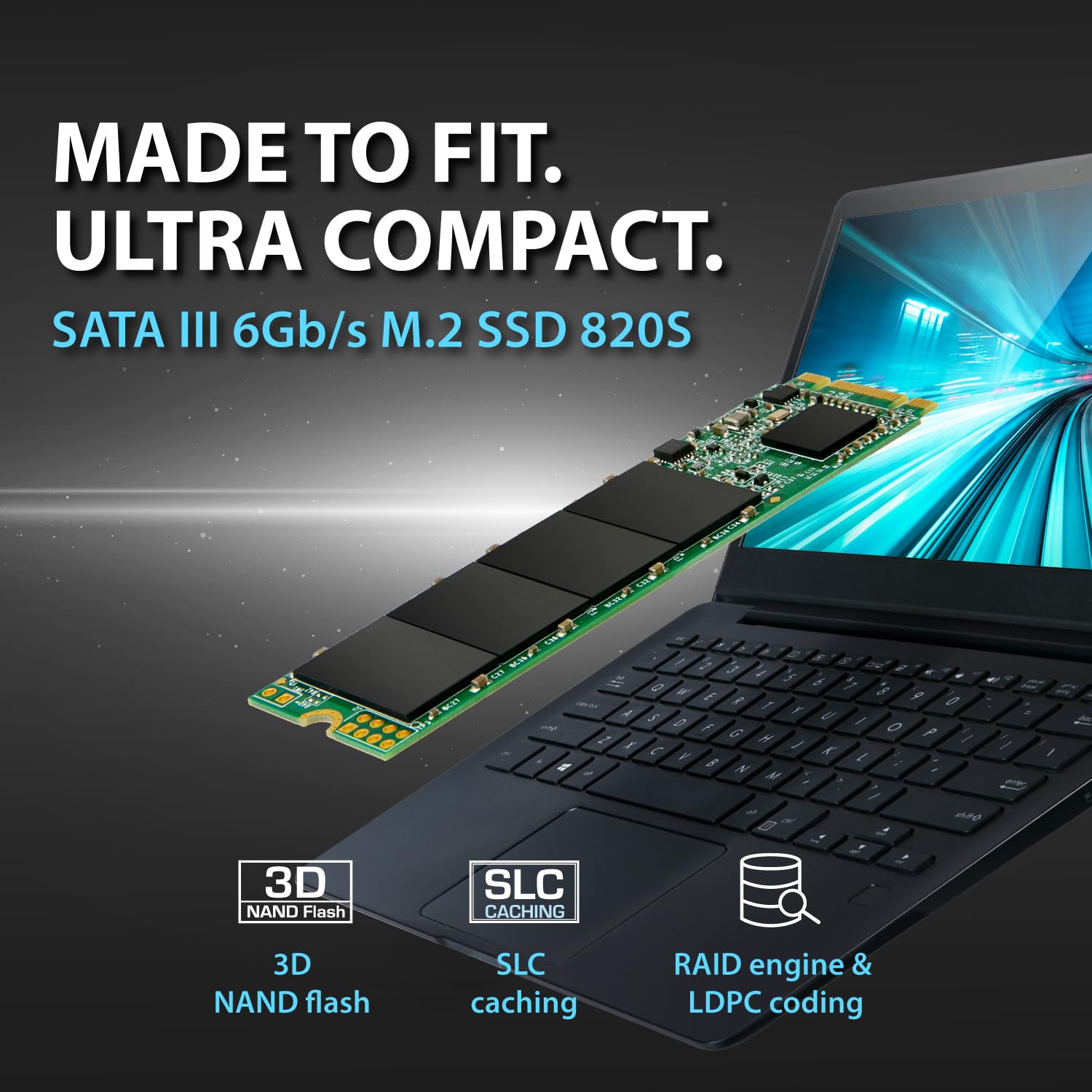 Amazon.co.jp: Transcend 3D TLC NAND採用 SSD 120GB M.2 2280 SATA