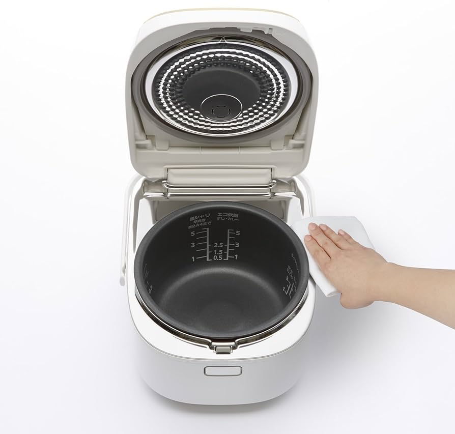 Amazon | パナソニック 炊飯器 5.5合 IH式 大火力おどり炊き スノー