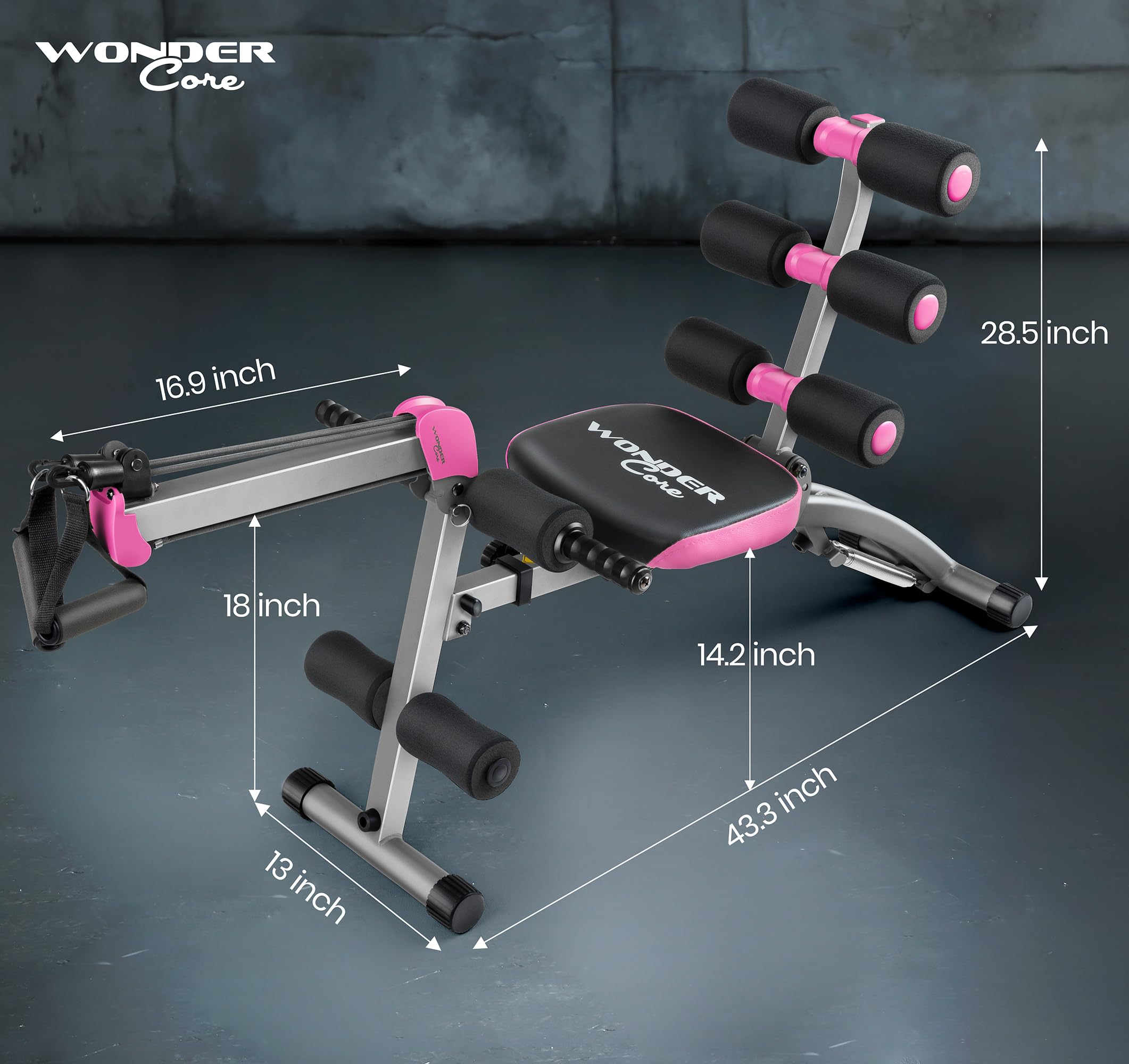 WONDER CORE II : All-in-ONE Upper Body Training- Sit-up Exerciser