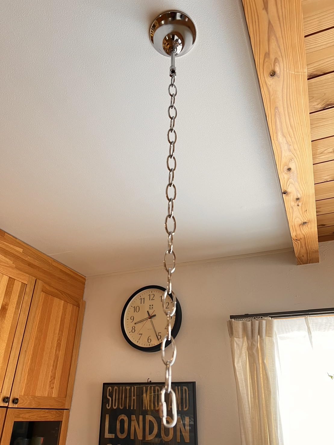 Amazon.co.jp : 角型シーリング付き天井照明フック 照明チェーン吊り用