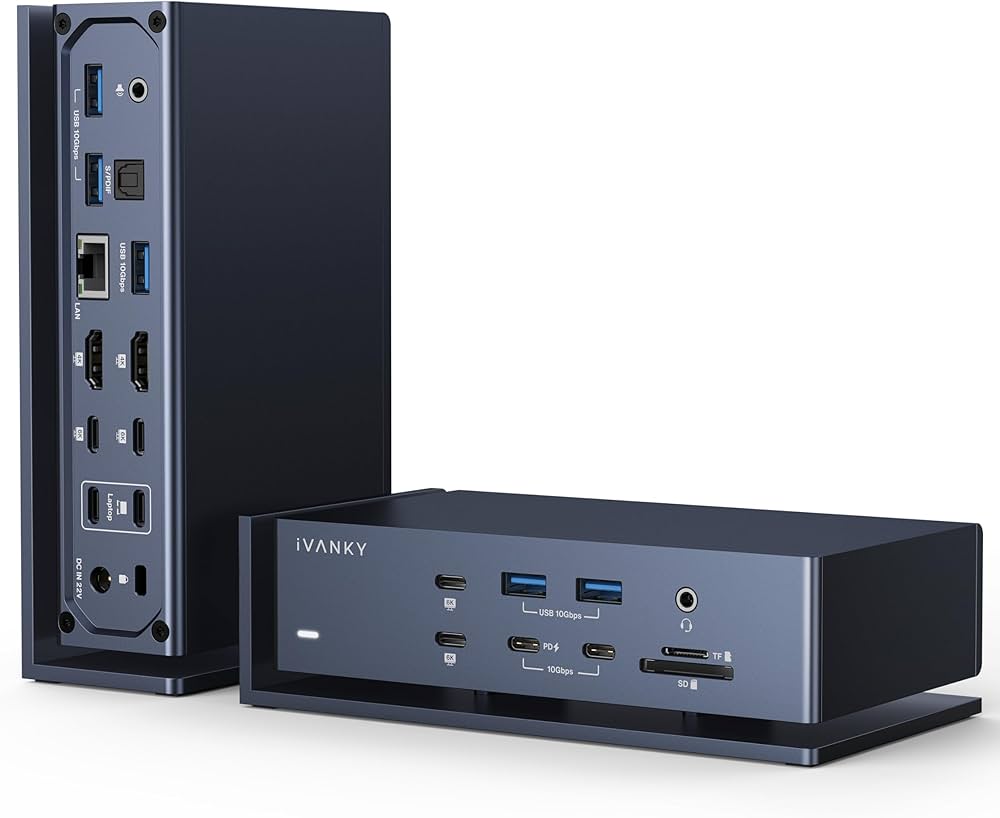 iVANKY FusionDock Max 1 Compatible with Thunderbolt 4, 20-in-1