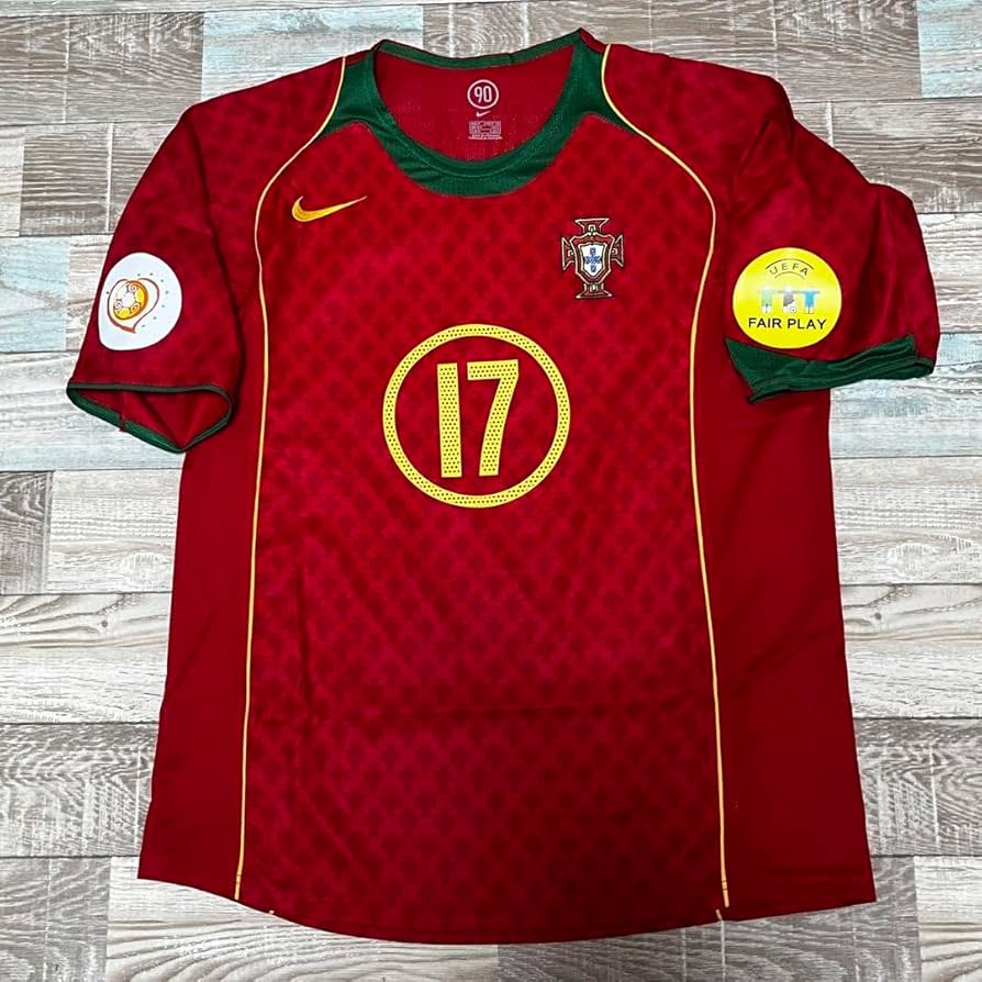 Amazon.co.jp: ポルトガル代表 ロナウド 2004 ユニフォーム フィーゴ