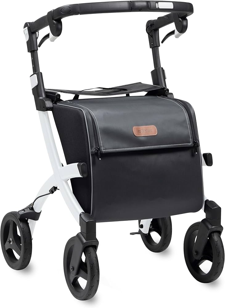 Amazon.com: Rollz Flex 2 Matt Black - Upright Rollator Walker with
