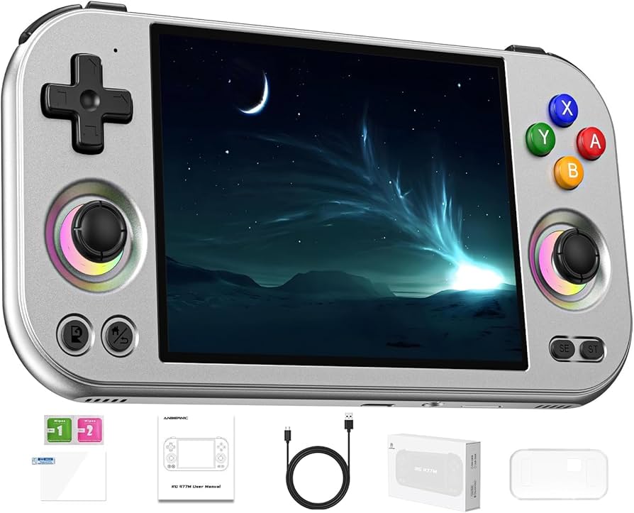 Amazon.com: ANBERNIC RG477M Retro Handheld Game Console , Aluminum