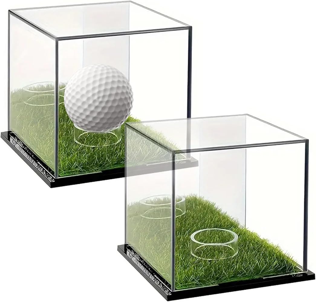 Amazon.co.jp: ゴルフ ボール ディスプレイ ケース - クリア ゴルフ