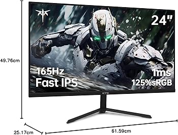 Amazon.co.jp: KTC 24 inch Monitor, Fast IPS 1080p 144Hz 165Hz 1ms