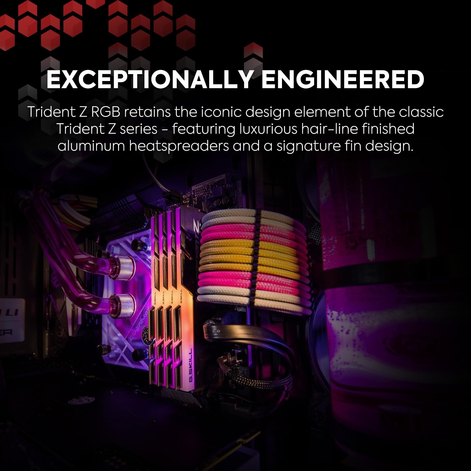 64GB G.Skill DDR4 TridentZ RGB 3600Mhz PC4-28800 CL18 1.35V Dual