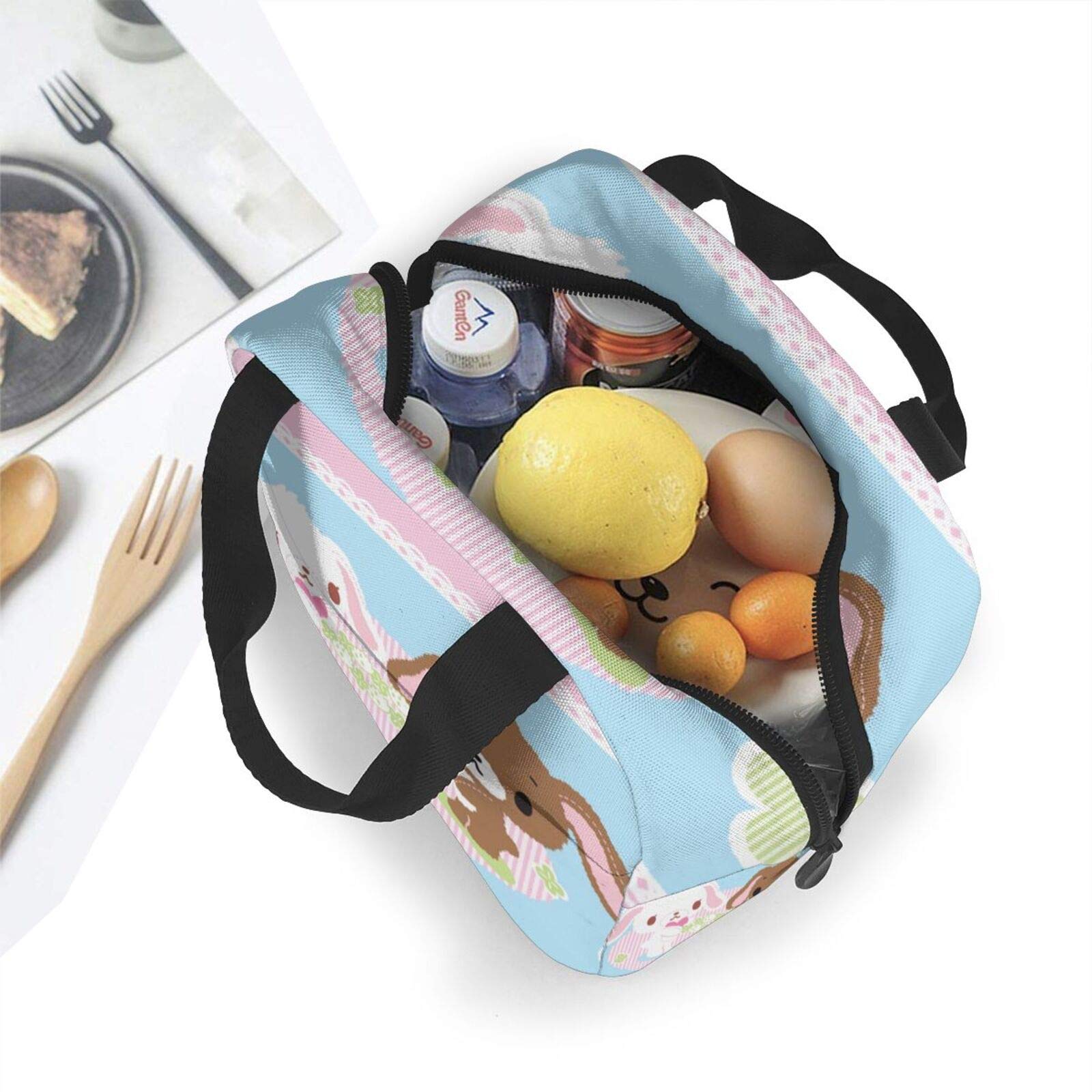 Amazon | シュガーバニーズ (2)ハンドバッグ ポータブルランチバッグ