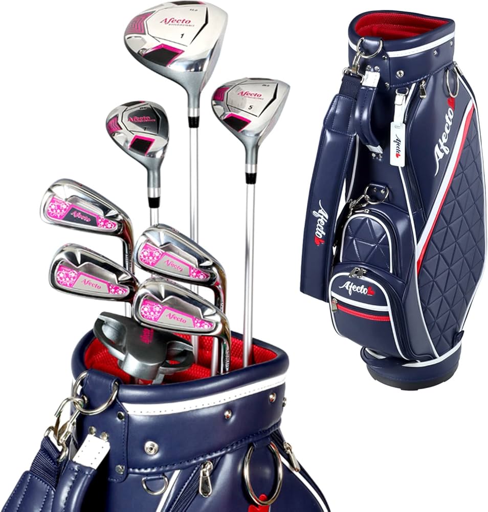 Amazon.co.jp: 【右用】 AFECTO（アフェクト）レディース ゴルフセット