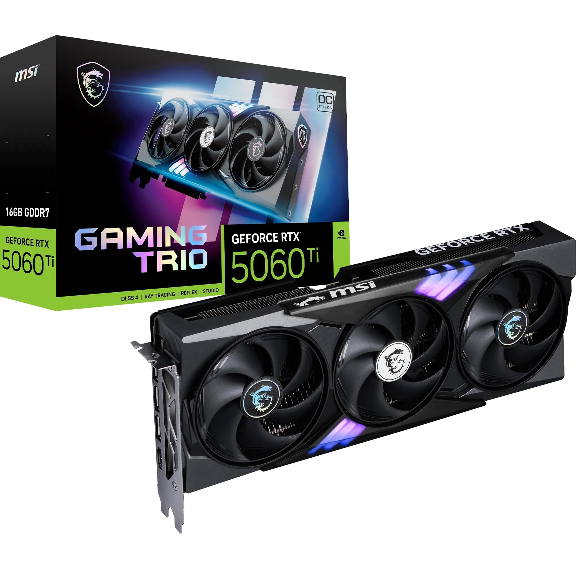Amazon | MSI GeForce RTX 5060 Ti 16G GAMING TRIO OC グラフィックス