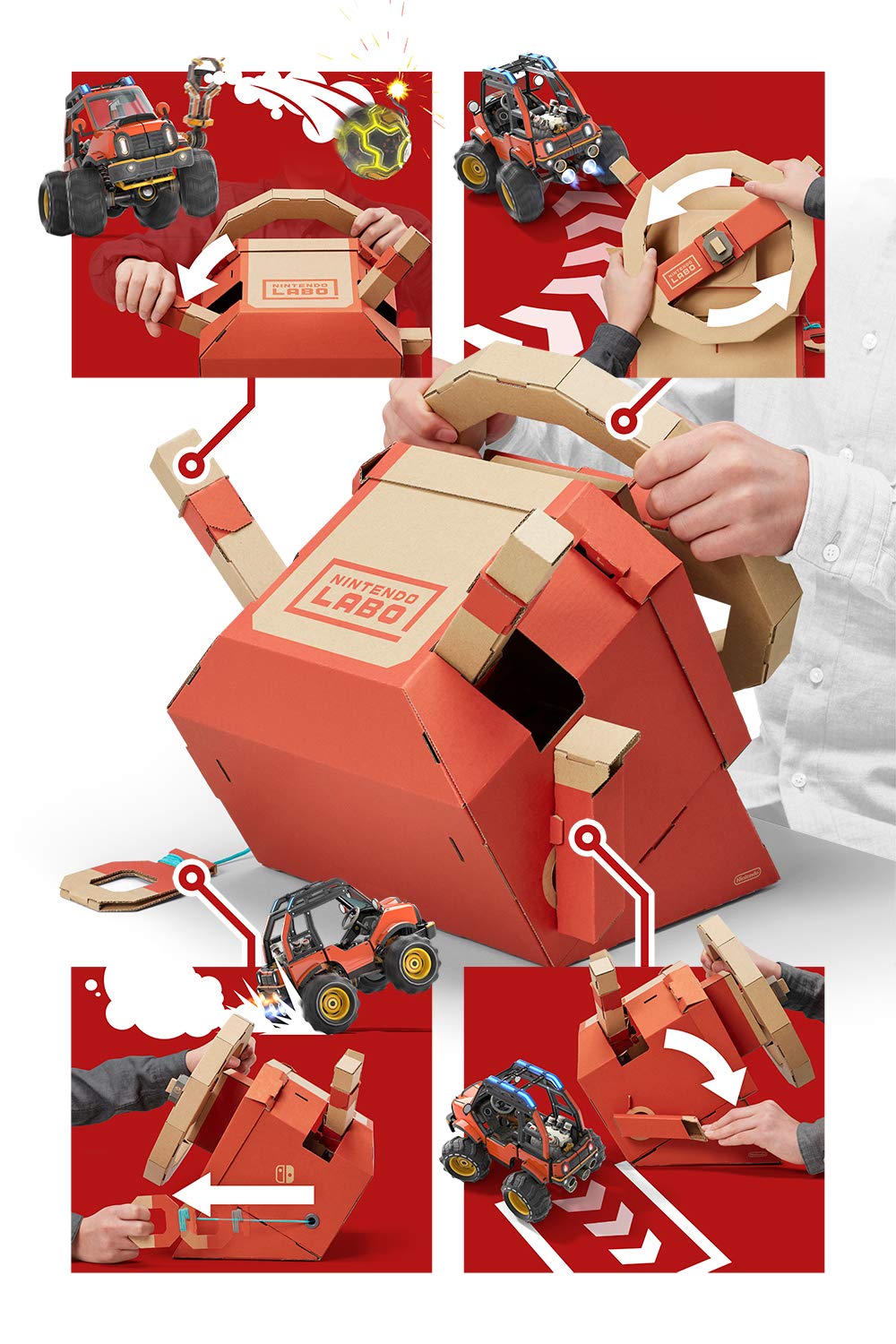 Amazon.com: Nintendo Labo Toy-Con 03: Vehicle Drive Kit - Switch