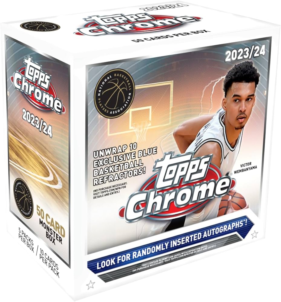 Amazon | 2023/24 Topps Chrome Basketball - Monster トップス