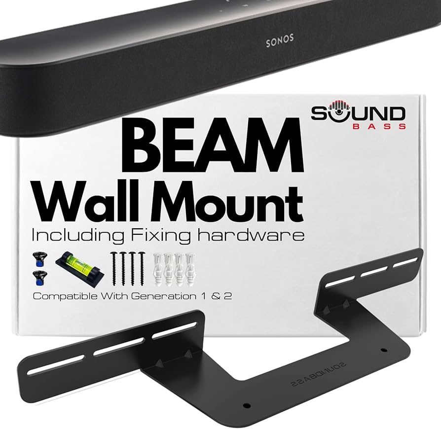 Amazon.com: Sound Bass Soundbar Mount for Sonos Beam Compatible
