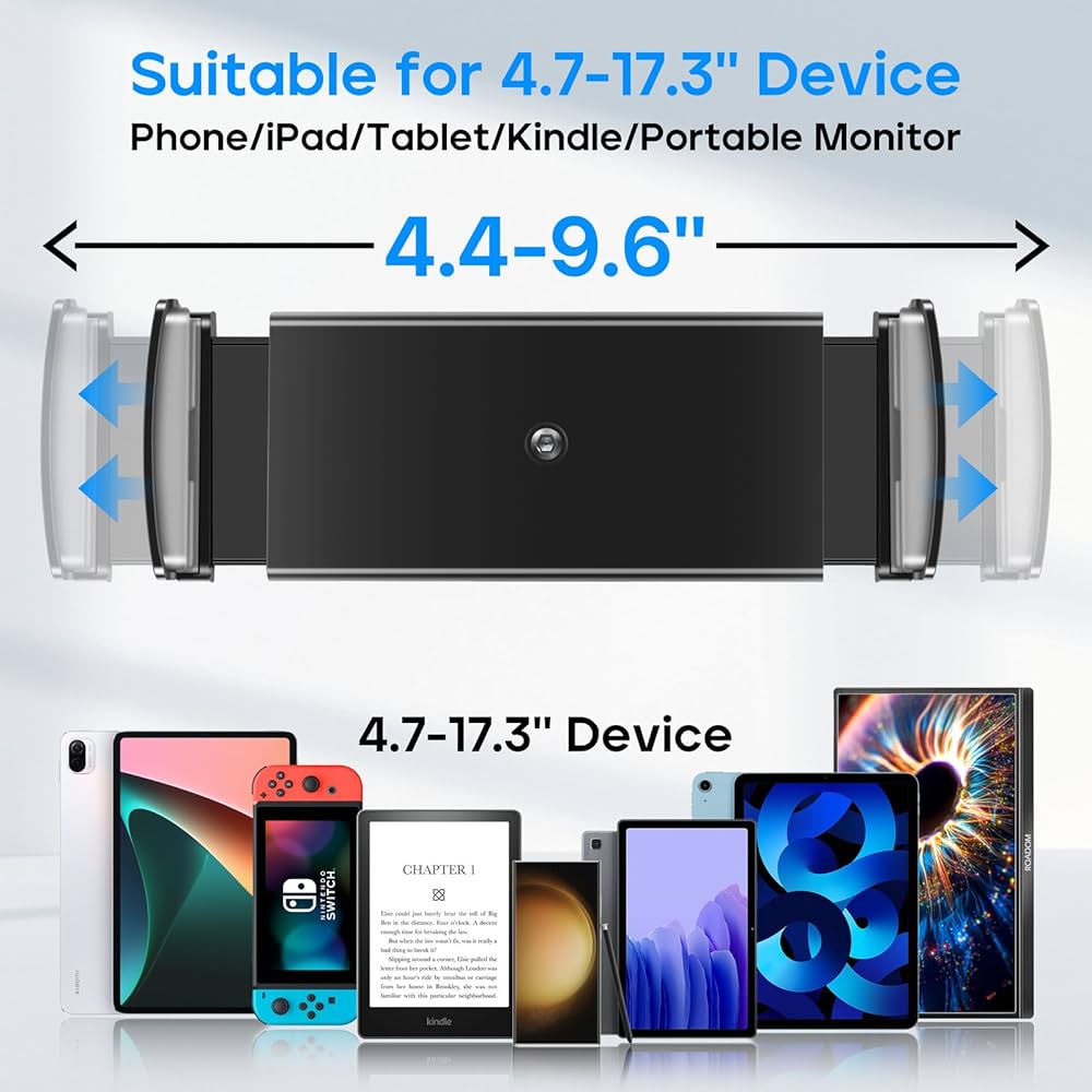 Amazon | ROADOM タブレットスタンド iPadホルダー 折り畳み モバイル