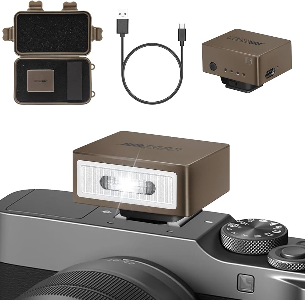 Amazon | MEDALight F1 ミニカメラ フラッシュカメラ フラッシュ