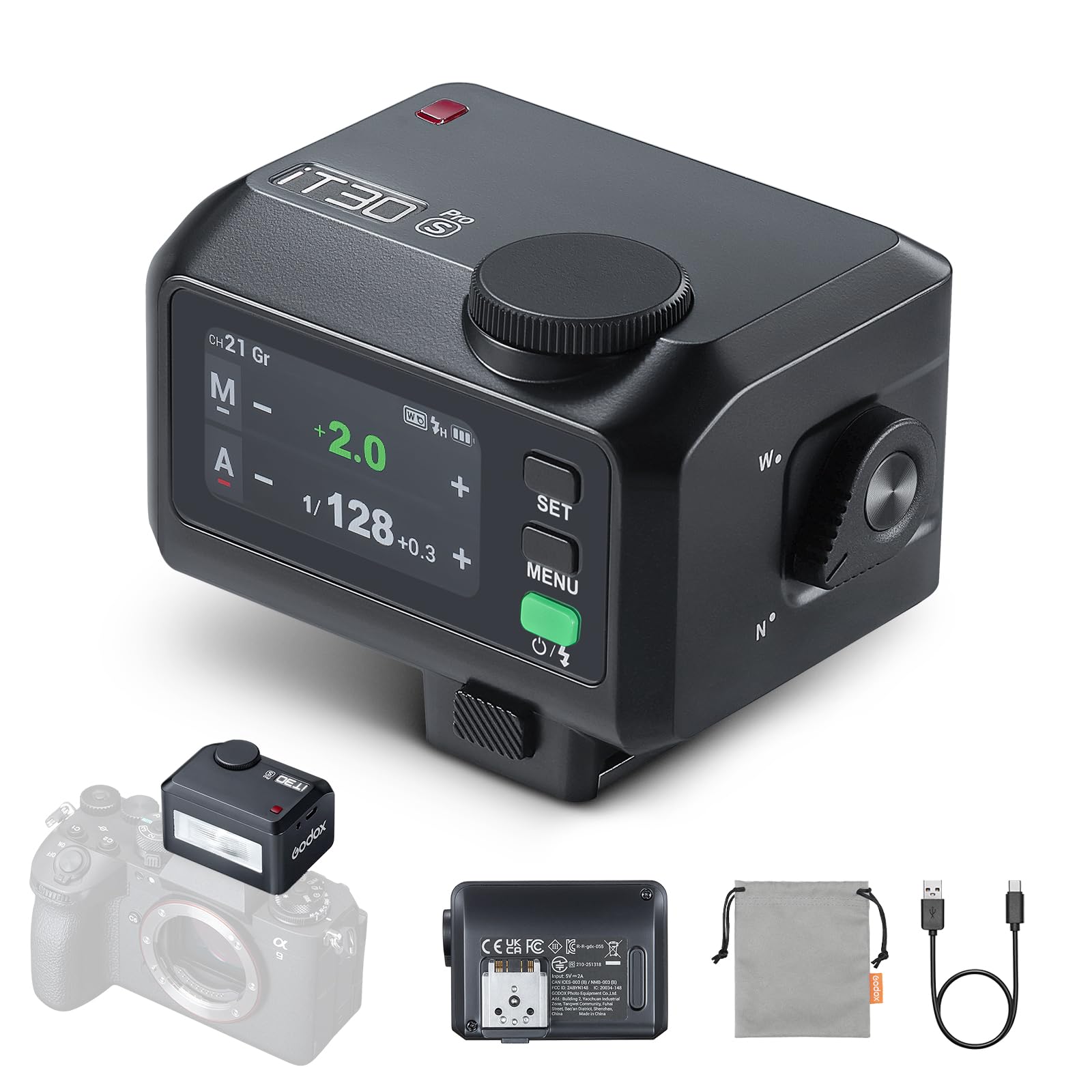 Amazon | GODOX フラッシュ IT30PRO S ソニー ミニ TTL フラッシュ +