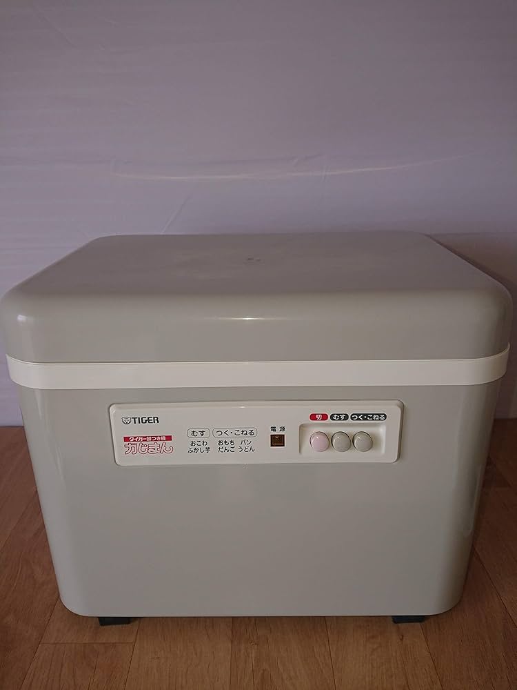 Amazon | タイガー 餅つき機 「力じまん」 二升 グレイッシュベージュ