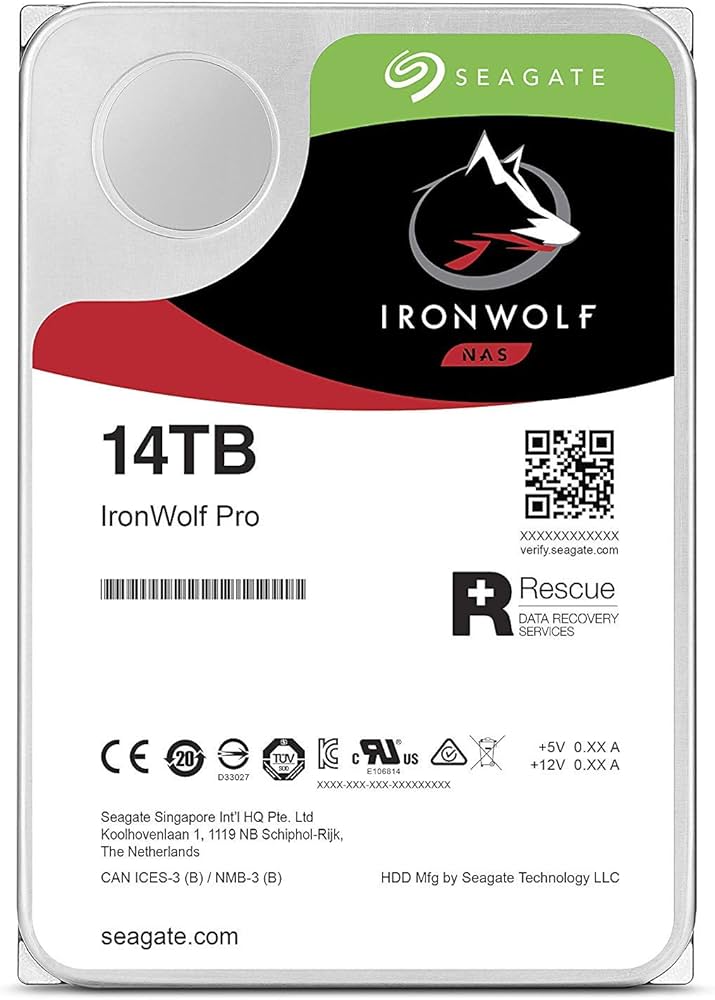 Amazon.com: Seagate IronWolf Pro 14 TB NAS RAID Internal Hard