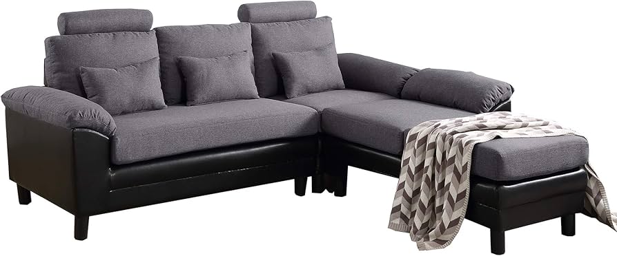 Amazon｜HXCQYGL ソファー ソファ 3人掛け L字ソファー ハイバック