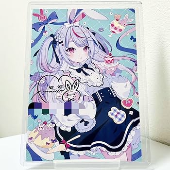 Amazon.co.jp: 兎咲ミミ 活動3周年記念 直筆サイン入りポストカード た