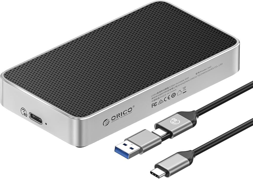 Amazon | ORICO 2TB 高放熱性外付けSSD Thunderbolt 3/4互換 40Gbps