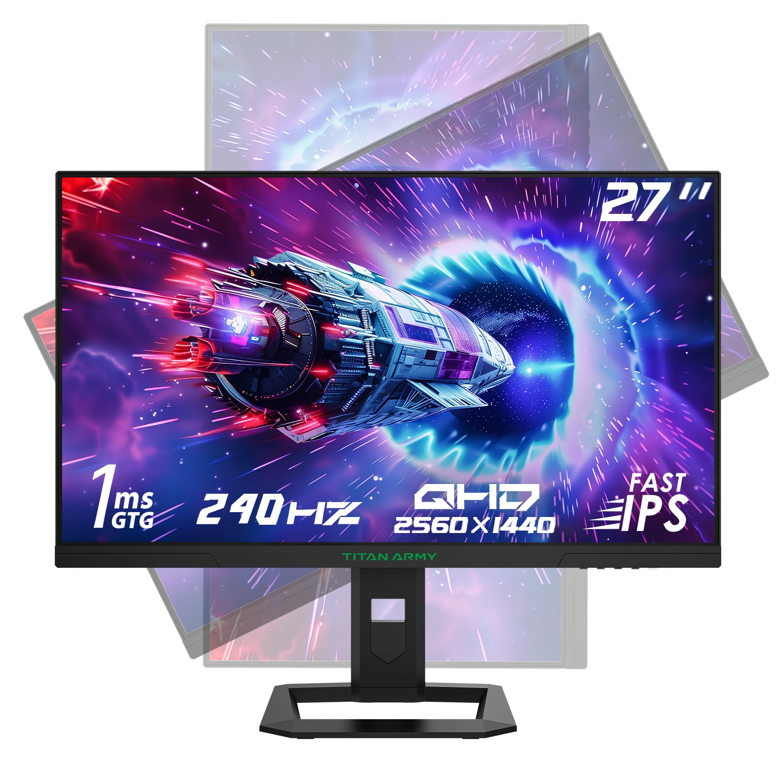 Amazon.com: 27 Inch 240Hz 1440p Gaming Monitor,QHD 2560 x 1440p