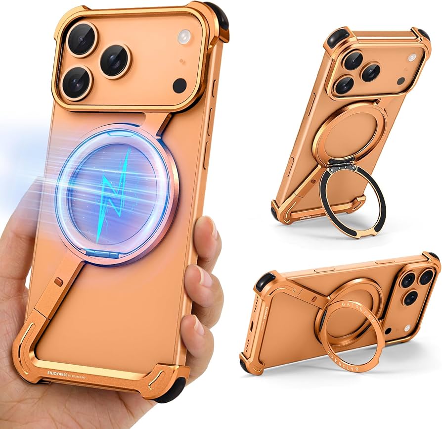 Amazon.com: OGRANEE Z Metal Case for iPhone 17 Pro Max Frameless