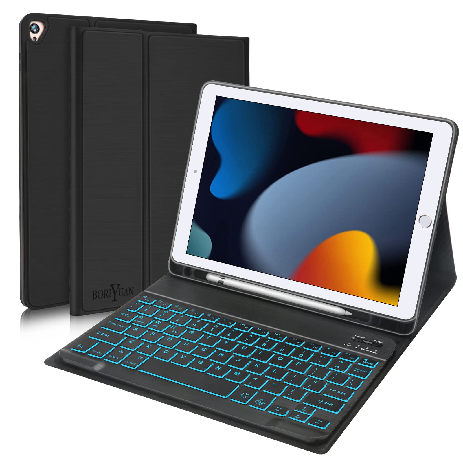 Amazon.co.jp: [2024年最新型] 7色バックライト iPad 第9世代