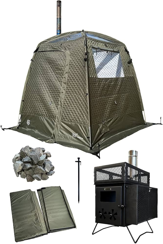 Amazon.co.jp: FUTUREFOX SAUNA テントサウナ きつねのととのい小屋