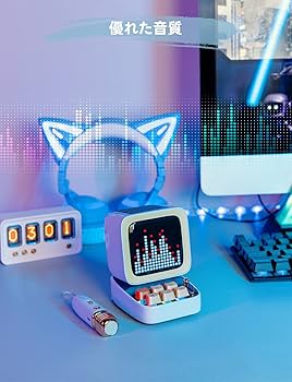 Amazon.co.jp: Divoom Ditoo-Mic ワイヤレスBluetoothスピーカー