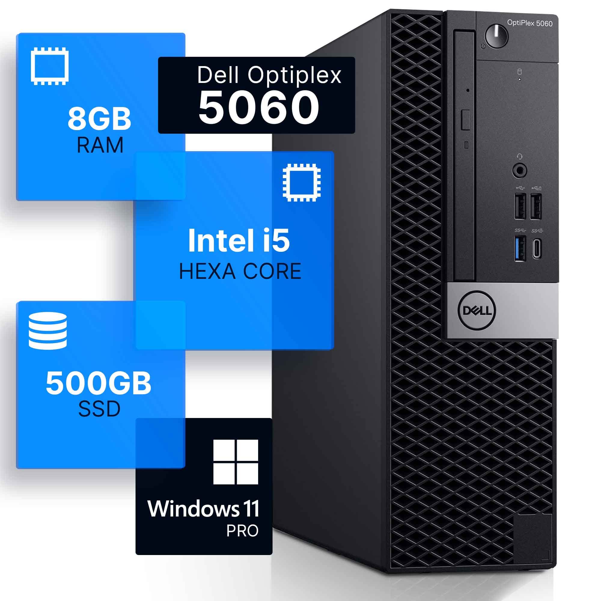 Amazon.com: Dell Optiplex 5060 Desktop Computer | Hexa Core Intel