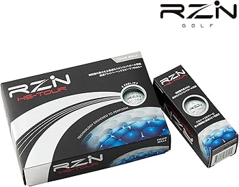 Amazon.co.jp: RZN Golf ゴルフボール 4ピース HS-TOUR 1ダース(12個