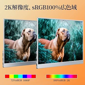 Amazon.co.jp: モバイルモニター kksmart 13.3インチ 超薄型 超軽量 狭