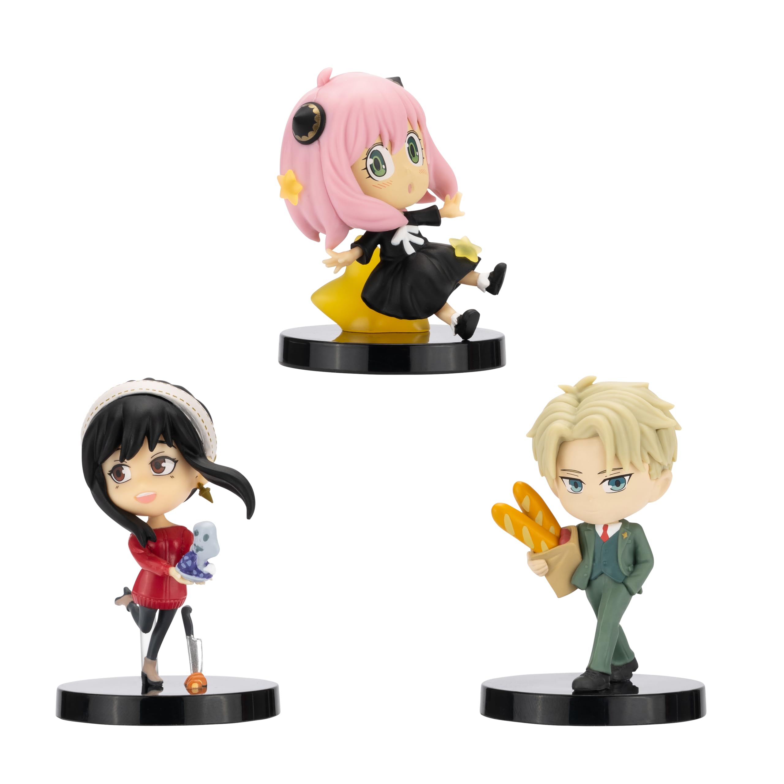 Amazon.com: Total Anime SPYxFAMILY 2-Inch Scale Chibi 3-Pack