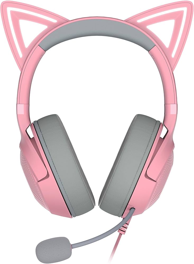Amazon.co.jp: Razer レイザー Kraken Kitty V2 Quartz Pink 個性的な