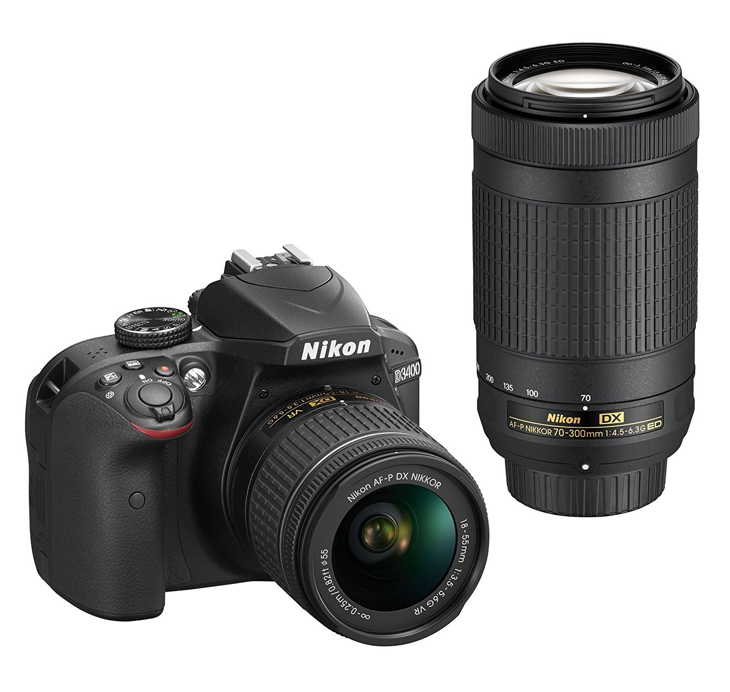 Amazon.com : Nikon D3400 DSLR Camera with AF-P DX NIKKOR 18-55mm f
