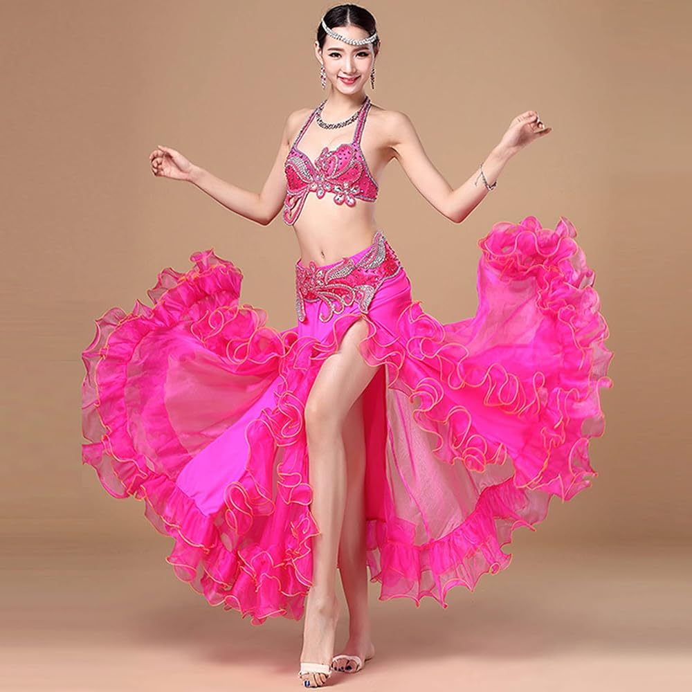 Amazon.co.jp: アダルトベリーダンスコスチュームセットブラジャー