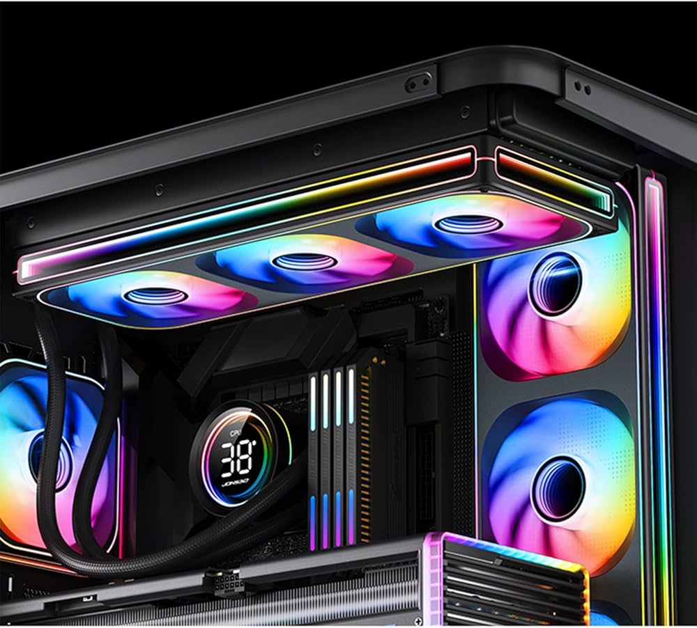 Amazon.co.jp: JONSBO ZB-240BR (リバース) PCケースファン リバース