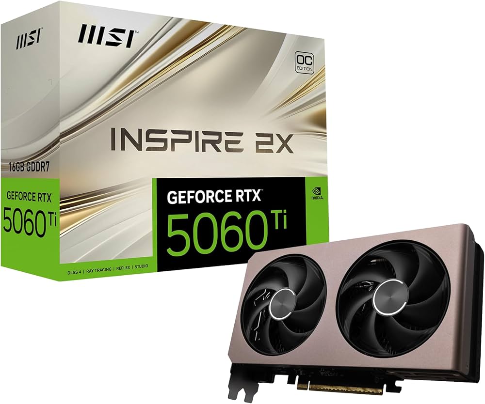 Amazon | MSI GeForce RTX 5060 Ti 16G INSPIRE 2X OC グラフィックス
