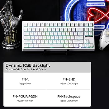 Amazon.com: EPOMAKER G84 80% RGB Gaming Mechanical Keyboard, 2.4