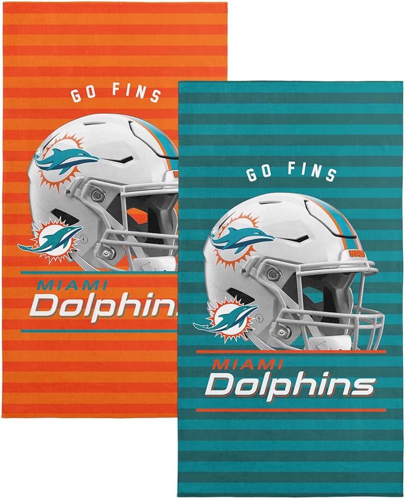 Amazon.com: Northwest NFL Miami Dolphins 2-Pack Beach Towel Set